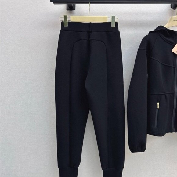 Miu Miu Black and Gold Logo Tracksuit - Picture 5 of 8